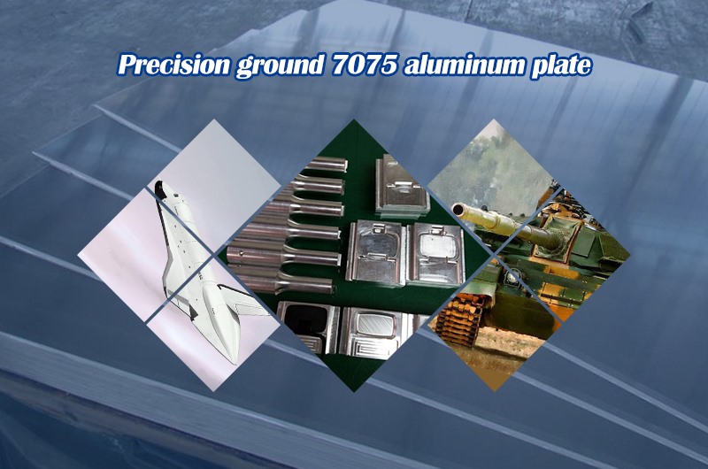 Precision ground 7075 aluminum plate