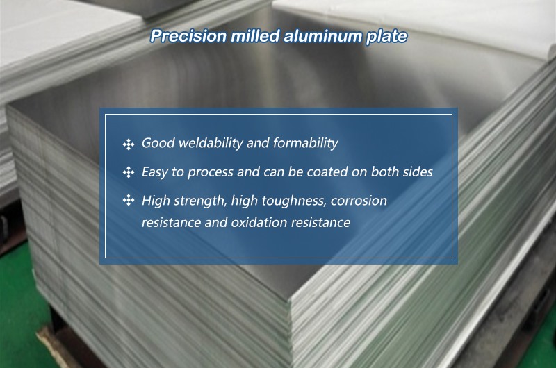 Precision milled aluminum plate